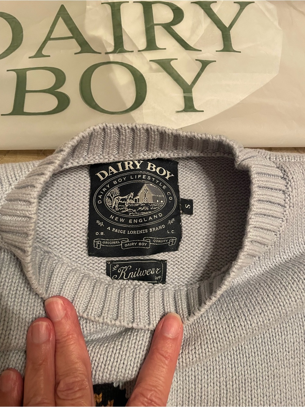 Dairy Boy Fisherman’s Daughter Sweater - Picture 4 of 6